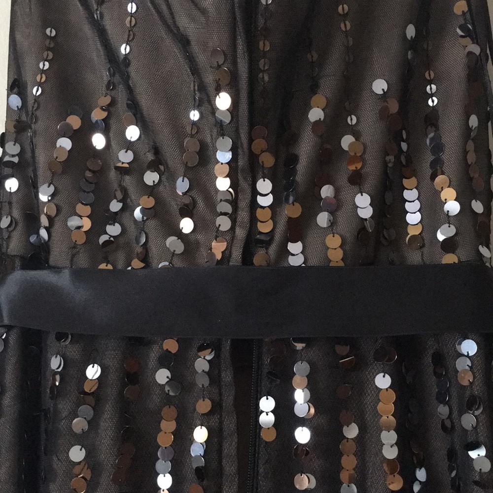 BcbgMaxAzria tulle sequin strapless dress - Picture 3 of 6
